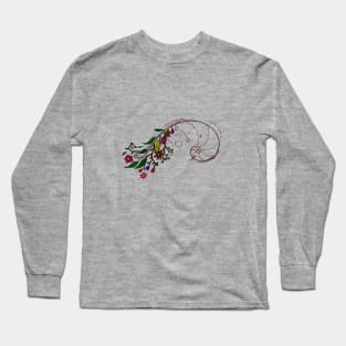 Fibonacci Spiral Long Sleeve T-Shirt